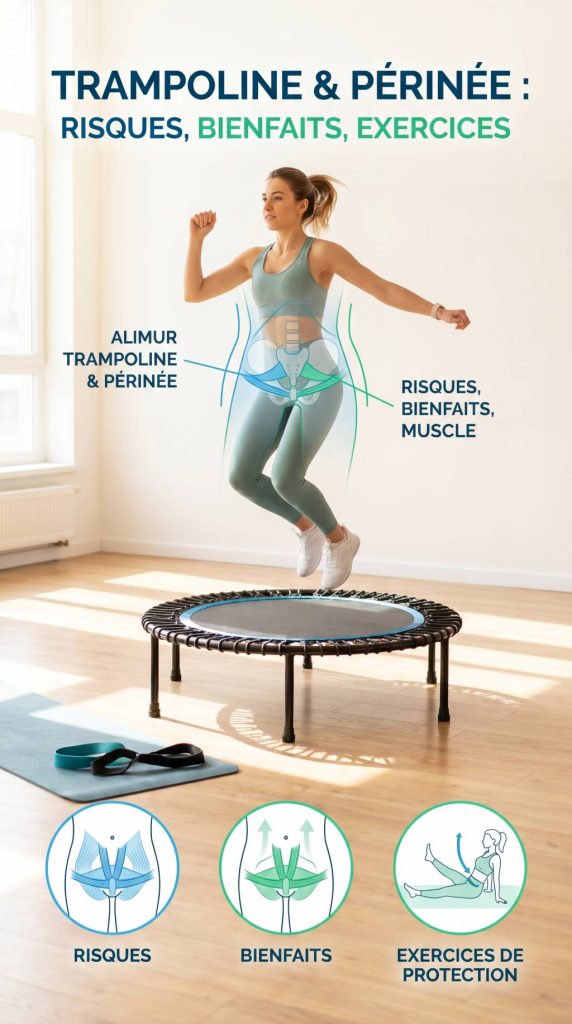 Périnée et trampoline : les risques, les bienfaits et les exercices pour protéger votre plancher pelvien